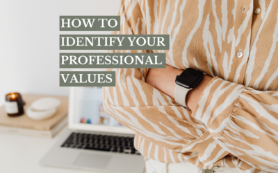 How to identify your professional values